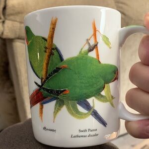 Green Parrot coffee or Tea Mug from Australia